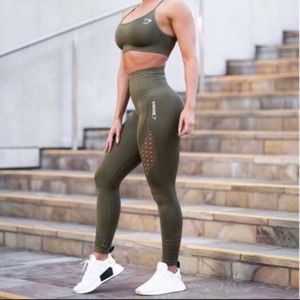 Gymshark Energy Seamless Olive Green